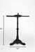 Ellis XVI Cast Iron Table - Outdoor Furniture