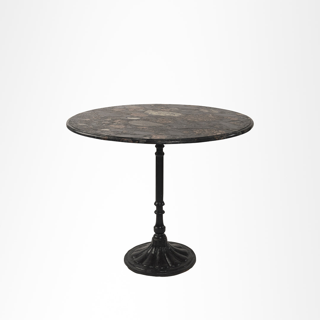 Ellis XX Cast Iron Table - Cast Iron And Granite Table - Outdoor Furniture