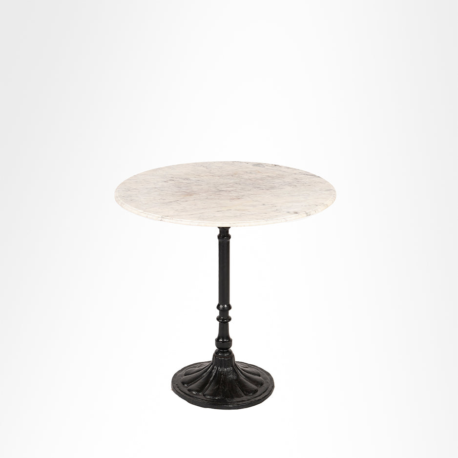Ellis XX Cast Iron Table - Cast Iron And Marble Table - Outdoor Furniture