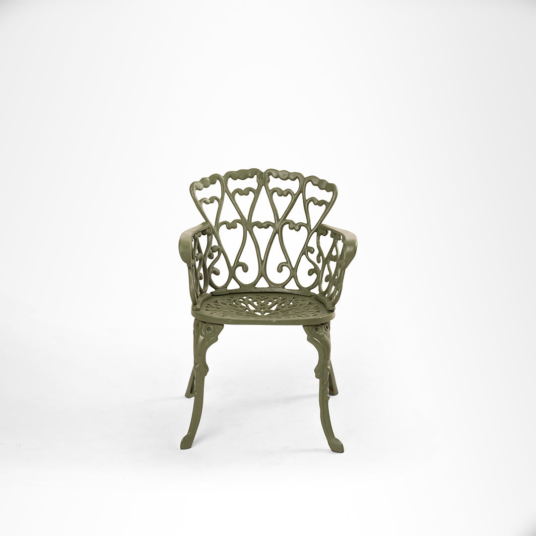 Ellis XXIII Cast Iron Table And Chair Set - Outdoor Furniture