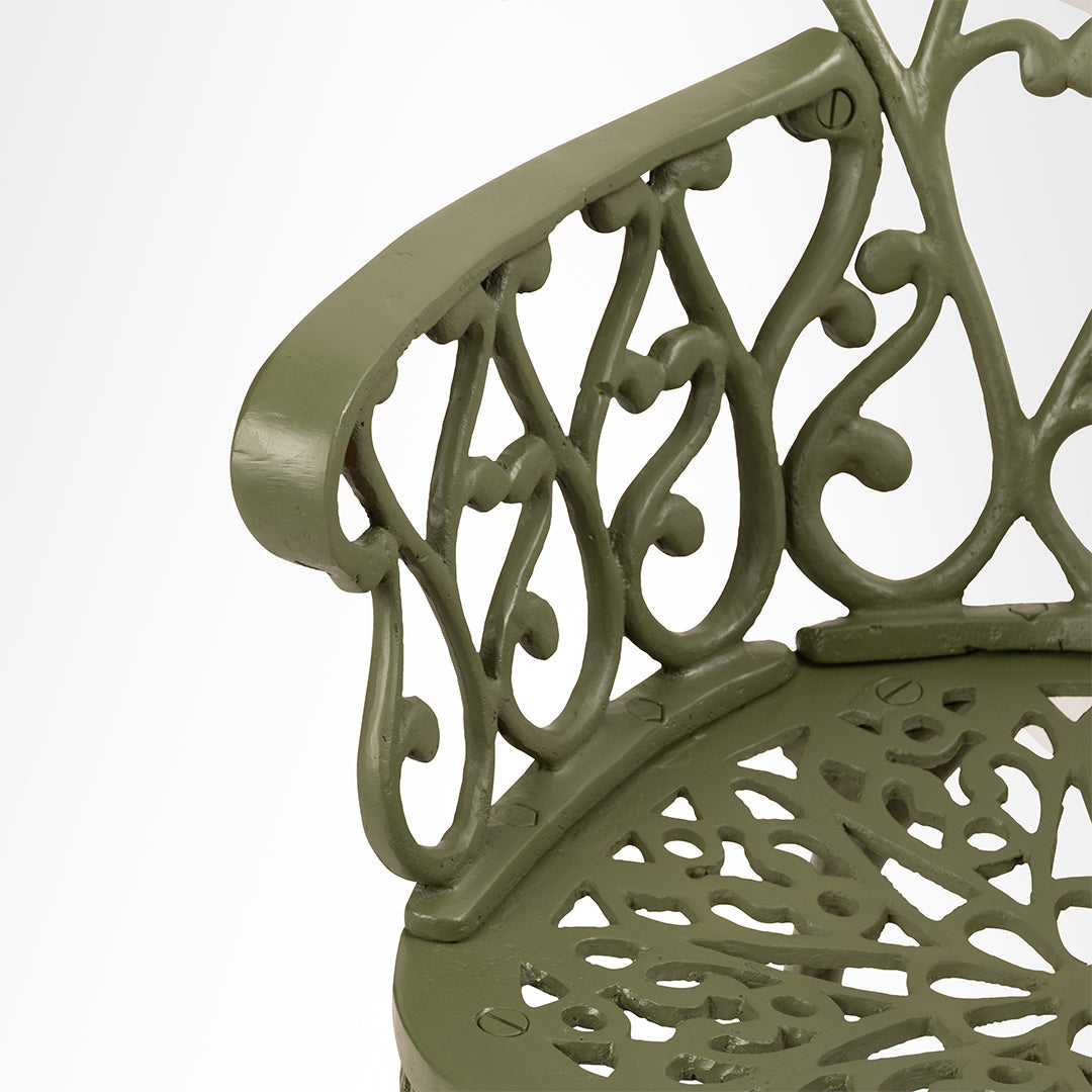 Ellis XXIII Cast Iron Table And Chair Set - Outdoor Furniture