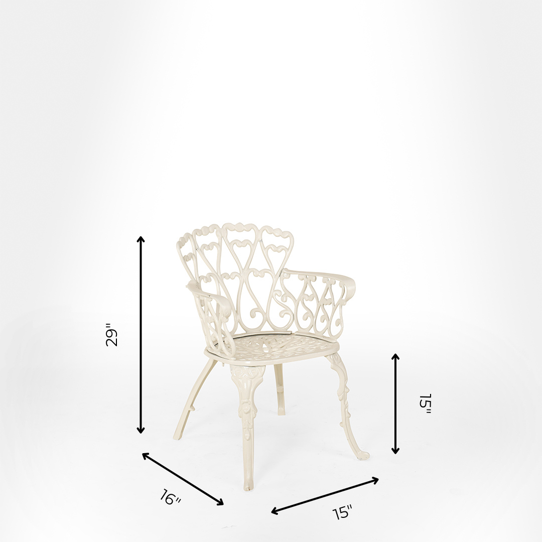 Ellis XXIII Cast Iron Table And Chair Set