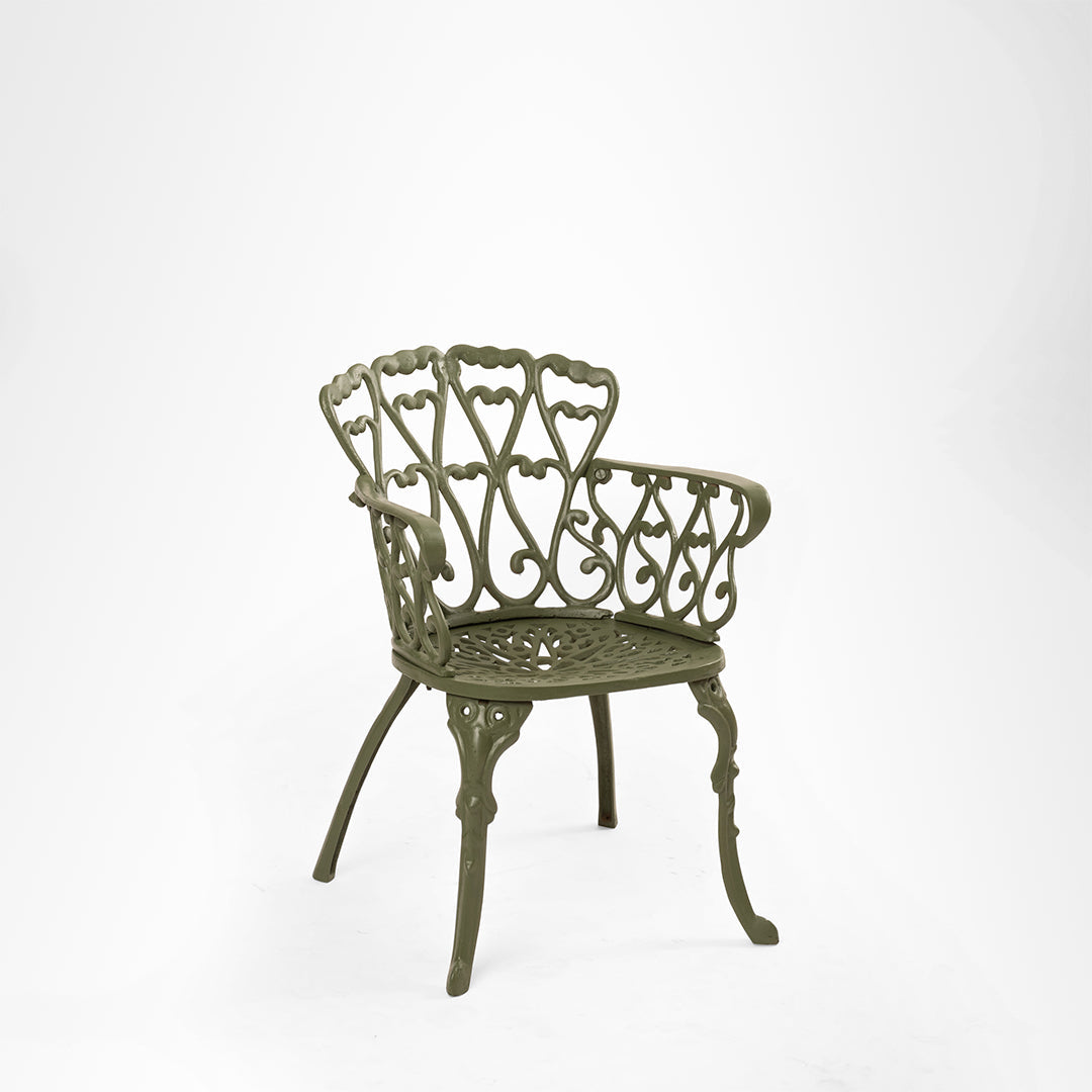 Ellis XXIII Cast Iron Table And Chair Set - Outdoor Furniture