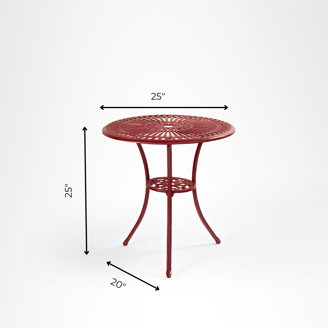 Ellis XXXII Cast Aluminium Table And Chair Set - Outdoor Furniture