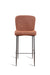 Elva Bar Stool - L:- 57 x W:- 45 x H:- 109 In Cms / Mild Steel and Upholstery - Indoor Furniture