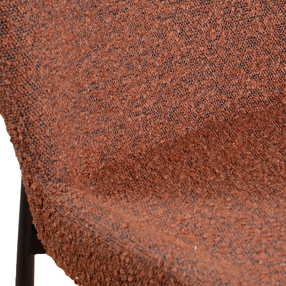 Elva Bar Stool - L:- 57 x W:- 45 x H:- 109 In Cms / Mild Steel and Upholstery - Indoor Furniture
