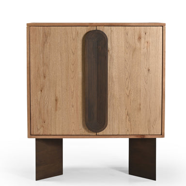 Ember Cabinet - Natural / Oak Wood / L: 93.98 x W: 48.26 x H: 109.22 cms - Indoor Furniture