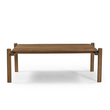 Ember Coffee Table - L: 299.72 x W: 160.02 x H: 109.22 cms / Natural / Oak Wood - Indoor Furniture