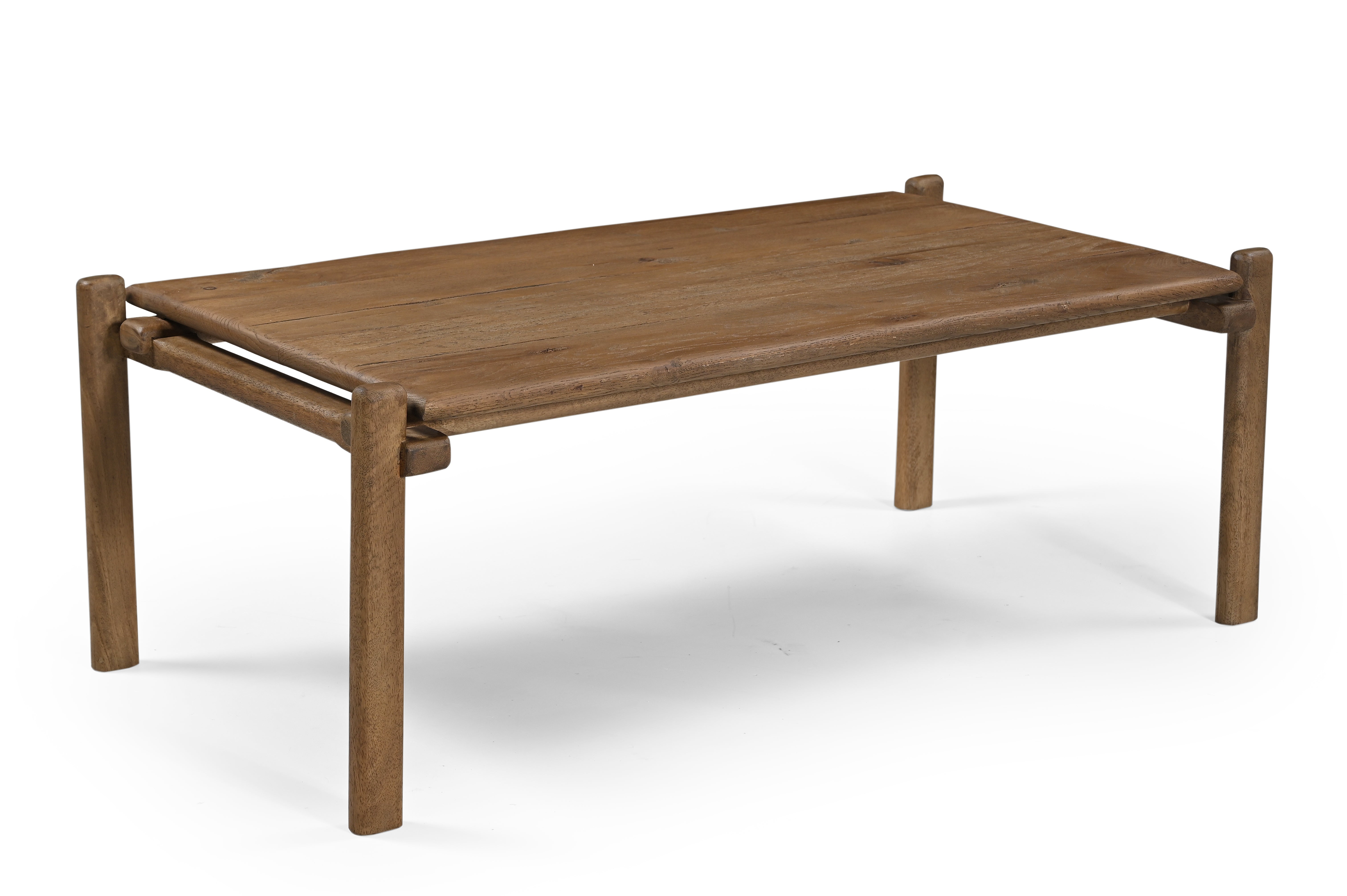 Ember Coffee Table - L: 299.72 x W: 160.02 x H: 109.22 cms / Natural / Oak Wood - Indoor Furniture