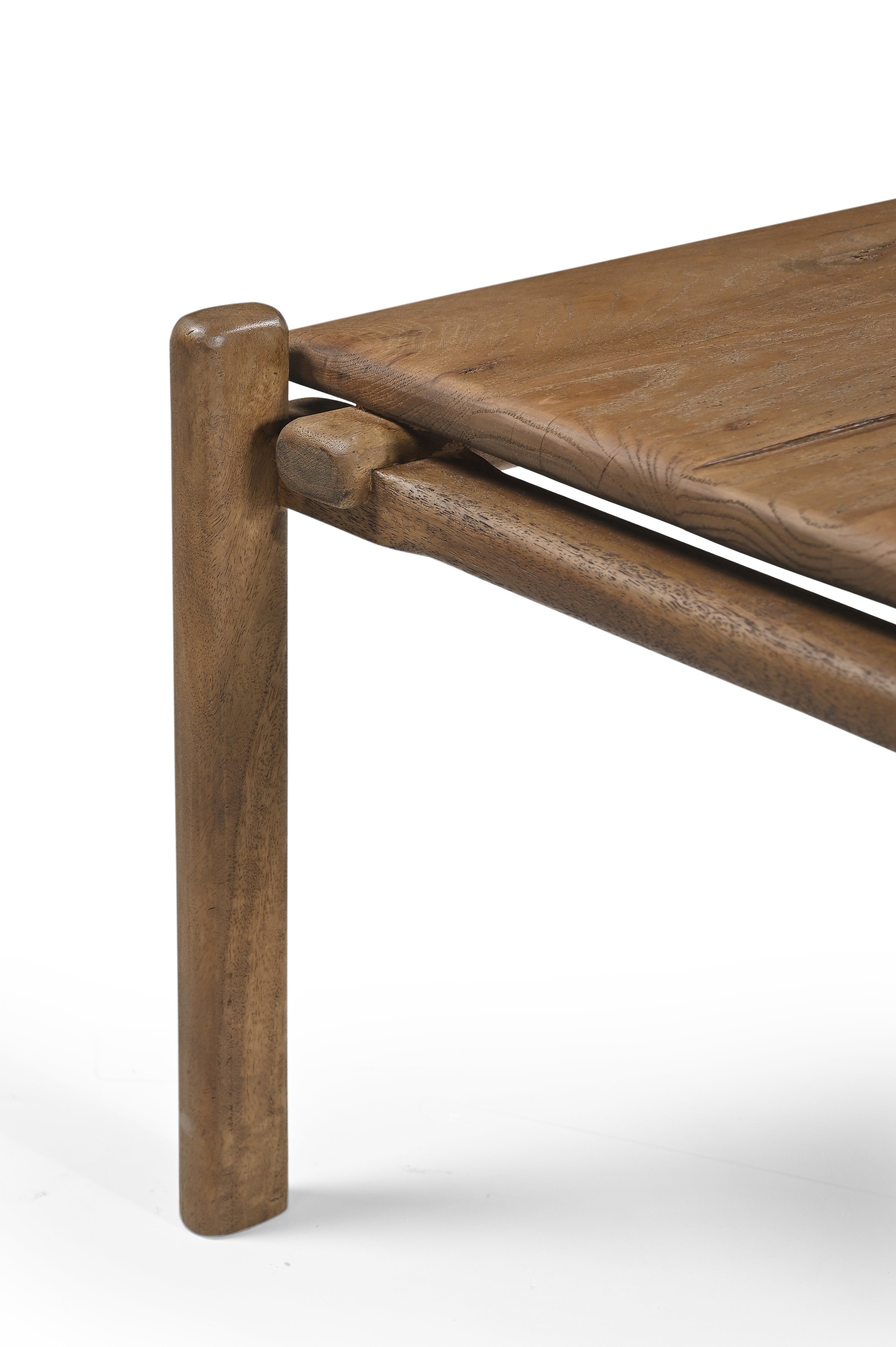 Ember Coffee Table - L: 299.72 x W: 160.02 x H: 109.22 cms / Natural / Oak Wood - Indoor Furniture