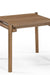 Ember End Table - Natural / Oak Wood / L: 58.42 x W: 53.34 x H: 50.80 cms - Indoor Furniture
