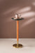 Emerald Oasis Drink Table - Green & Gold / 25 x W:25 x H:57 In Cms / Wood & Marble - Indoor Furniture