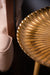 Enchanted Tripod Table - L19.6 x B19.6 x H22.5 (In Inches) / Golden / Cast Alumunium - Indoor Furniture