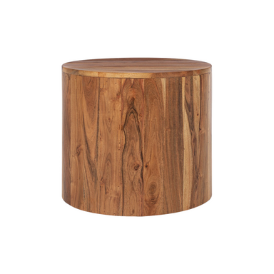 Ethena Side Table - Walnut / Wood / L:51 x D:51 x H:46 in cm - Indoor Furniture