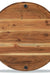 Ethena Side Table - Walnut / Wood / L:51 x D:51 x H:46 in cm - Indoor Furniture