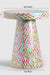 Eve Round Indoor Accent Table - Mother of Pearl / L:40 x B:40 x H:48 In cm - Indoor Furniture