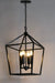 A side view of the pendant, highlighting the delicate balance between its rustic charm and timeless opulence.