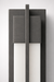 Faro Wall lamp - Stainless Steel & Acrylic / Black / H: 23.62’’ W: 4.72’’ - Outdoor Lighting