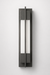 Faro Wall lamp - Stainless Steel & Acrylic / Black / H: 23.62’’ W: 4.72’’ - Outdoor Lighting