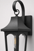 Fiamma Wall lamp - Mild Steel and Glass / Black / H: 12.60’’ W: 7.09’’ - Outdoor Lighting