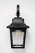 Fiamma Wall lamp - Mild Steel and Glass / Black / H: 12.60’’ W: 7.09’’ - Outdoor Lighting