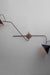 50Ninety Mid-Century Modern Wall Sconce Twin Lampshade