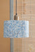 Flake Hanging Lamp Blue