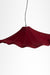 Flamenco Lily Lamp - Red / Raw Silk / Dia: 36’’ H: 8’’ - Lighting