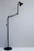 Flamingo Black Swing-Arm Minimal Decor LED Floor Lamp