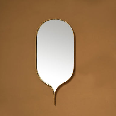 Floe Wall Mirror - L:16 x W:2 x H:34 In inches / Metal and Mirror - Décor
