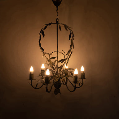 Floren Chandelier - Patina / Iron / 24’’Wx 30’’H - Lighting