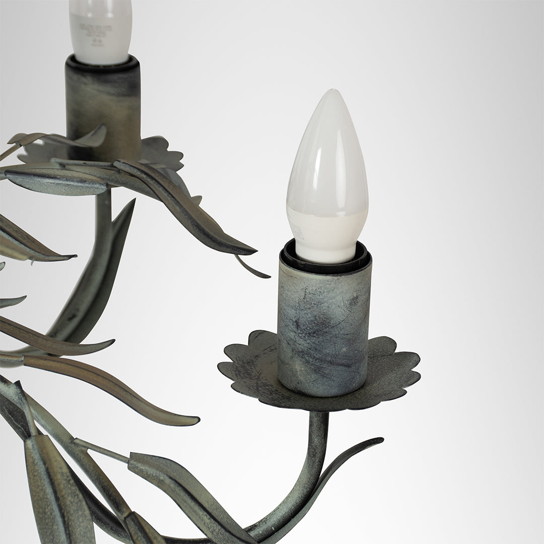Floren Chandelier - Patina / Iron / 24’’Wx 30’’H - Lighting