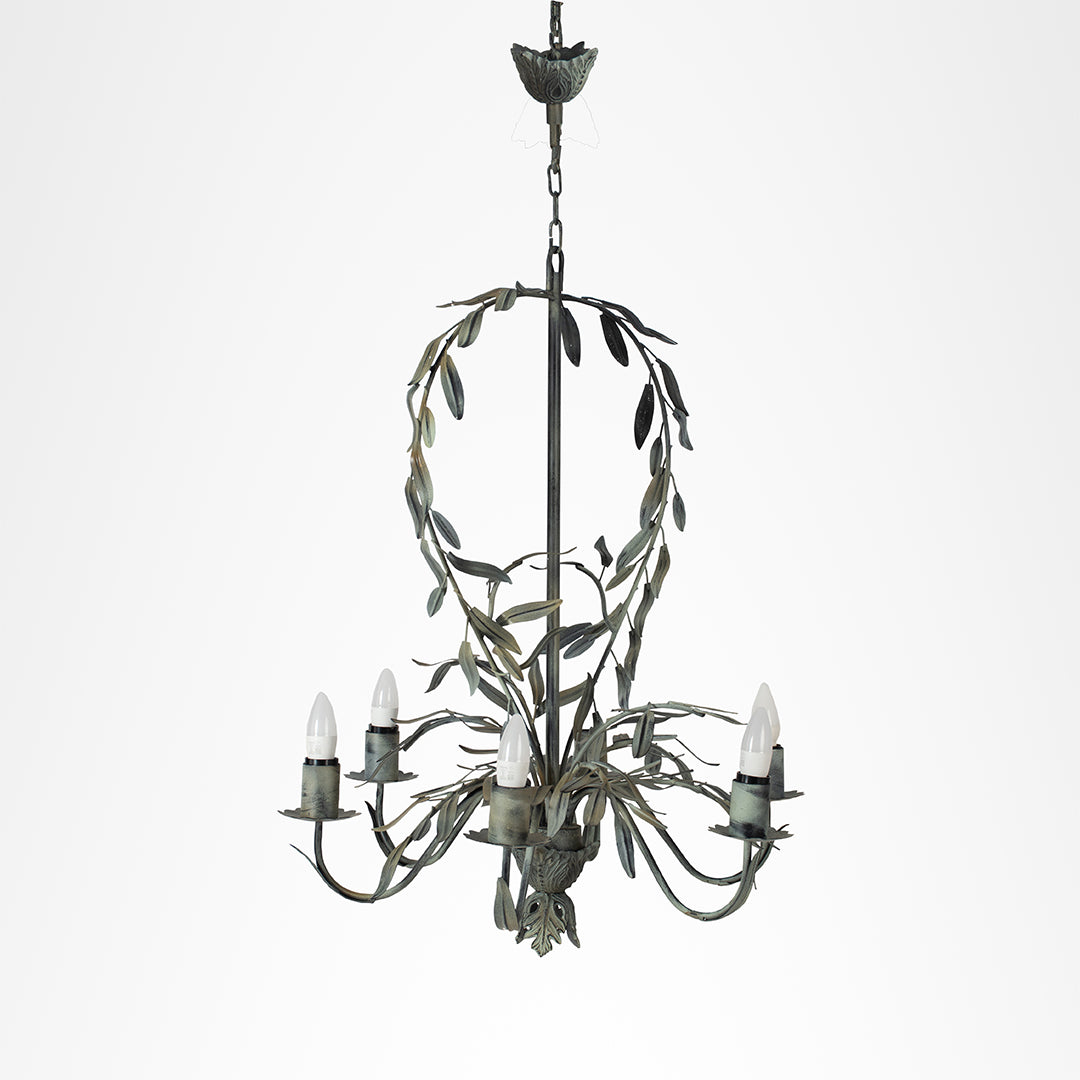 Floren Chandelier - Patina / Iron / 24’’Wx 30’’H - Lighting