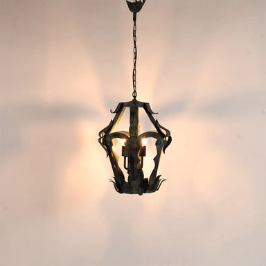 Floren Lantern - Without Bulb / Patina / Size: D:15’’ H:21’’ - Lighting