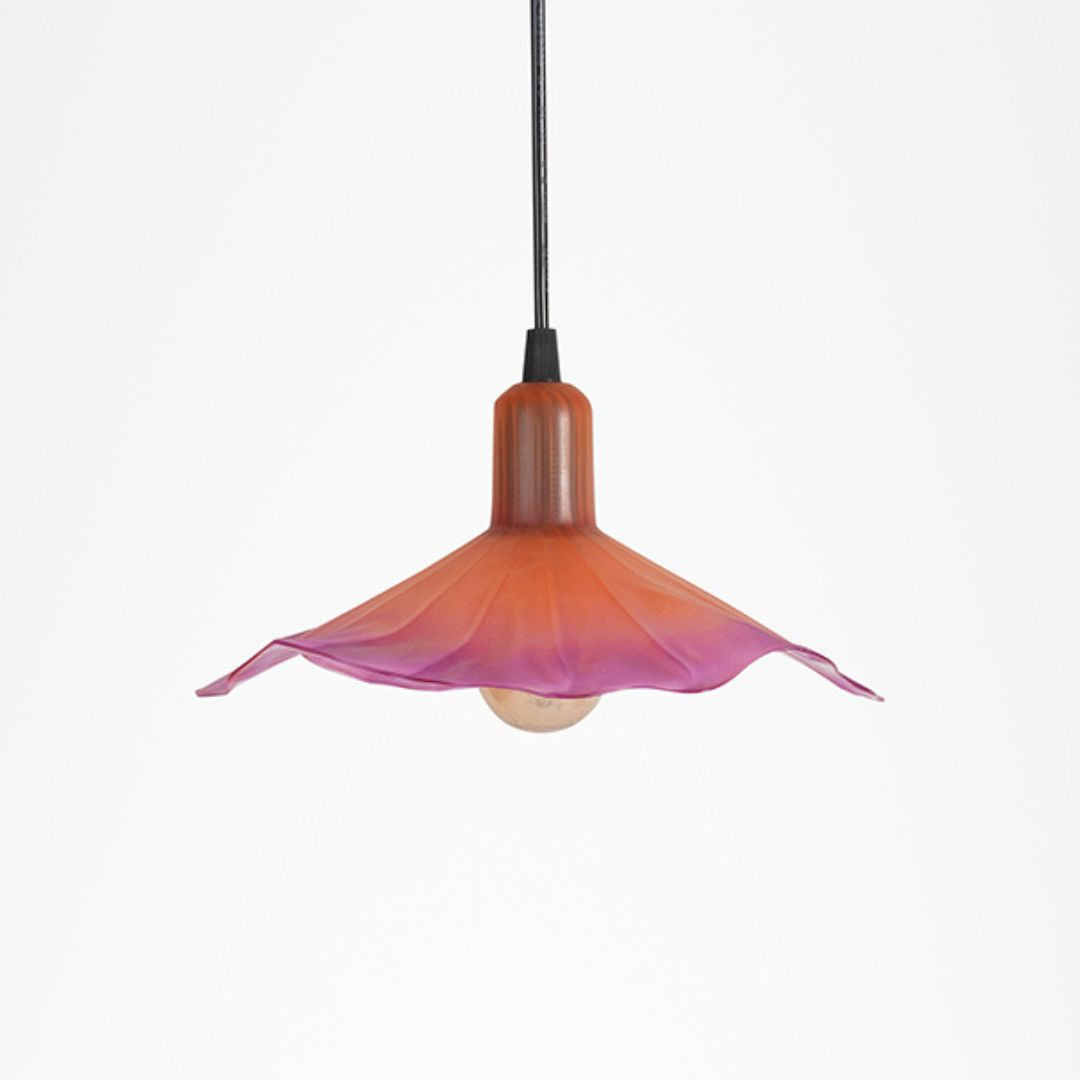 Floris Lamp - Orange and Pink / Dia 9 ’ H 5 ’ / Glass - Lighting