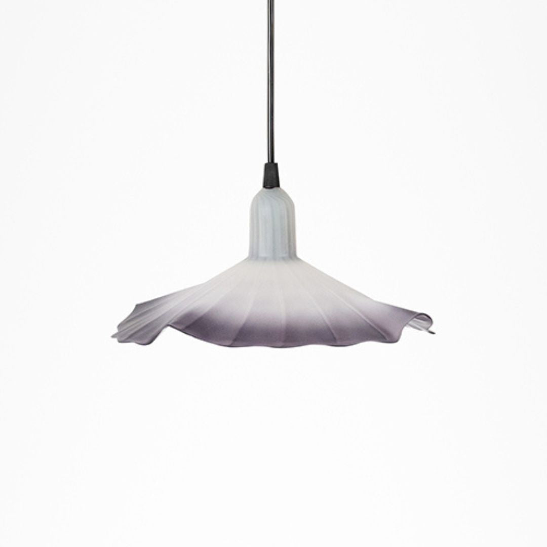 Floris Lamp - White and Black / Dia 9 ’ H 5 ’ / Glass - Lighting