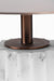 Flut Table - Natural / Stainless steel and marble / 42cm x 42cm x 16cm - Indoor Furniture