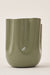 Fluted Bloom Planter - Green / Metal / 20L X 20W X 24H In Cms - Garden