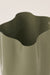 Fluted Bloom Planter - Green / Metal / 20L X 20W X 24H In Cms - Garden