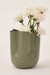 Fluted Bloom Planter - Green / Metal / 20L X 20W X 24H In Cms - Garden