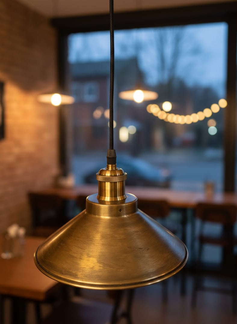 Foundry Aged Pendant - Finish (+30 options) / 9 X 9 X 7 Inches / MS - Lighting