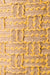 Freesia Cane Ottoman - Yellow / Bamboo, jute rope and rattan / L: 21’’ W: 25’’ H: 18’’ - Furniture