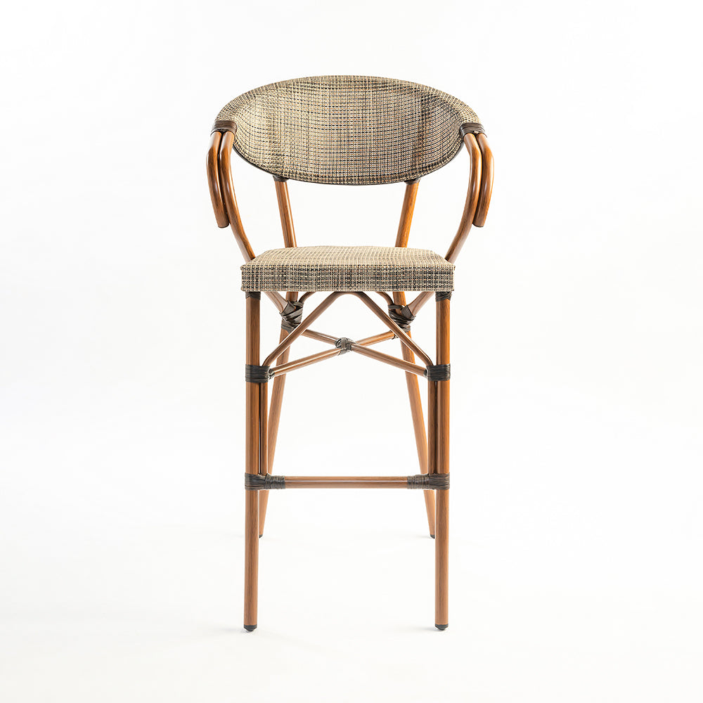 Fresco Bar Chair 07 - Aluminium / CM:- L:- 56 x W:- 57 x H:- 113 - Indoor Furniture
