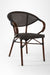 Fresco Chair 03 - W: 23.5’’ D: 20’’ H: 32.5’’ SH: 17’’ / Brown / Aluminium - Outdoor Furniture