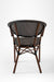 Fresco Chair 03 - W: 23.5’’ D: 20’’ H: 32.5’’ SH: 17’’ / Brown / Aluminium - Outdoor Furniture