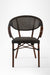 Fresco Chair 03 - W: 23.5’’ D: 20’’ H: 32.5’’ SH: 17’’ / Brown / Aluminium - Outdoor Furniture