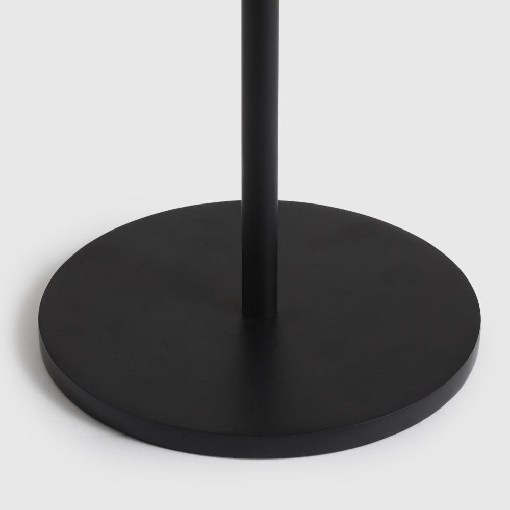 Fret Indoor Accent Table - Iron + Marble / L:30 x B:30 x H:49 In cm - Indoor Furniture