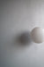 G1 Glass Globe Fixed Ceiling Light Black Arm Pendant Lamp