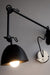 Galaxy Black Swing-Arm Wall Lamp
