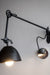 Galaxy Black Swing-Arm Wall Lamp